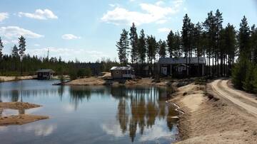 Фотографии Шале Ahmalammen mökkikylä г. Kauhajoki (Финляндия) №3 Фото Шале Ahmalammen mökkikylä г. Kauhajoki 3